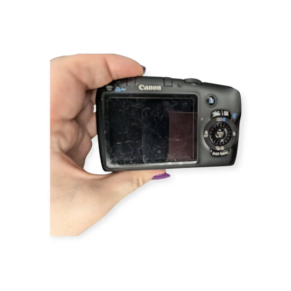 Cannon Digital Camera PowerShot SX110 IS 9 MP w/SD Card and Original Box WORKS